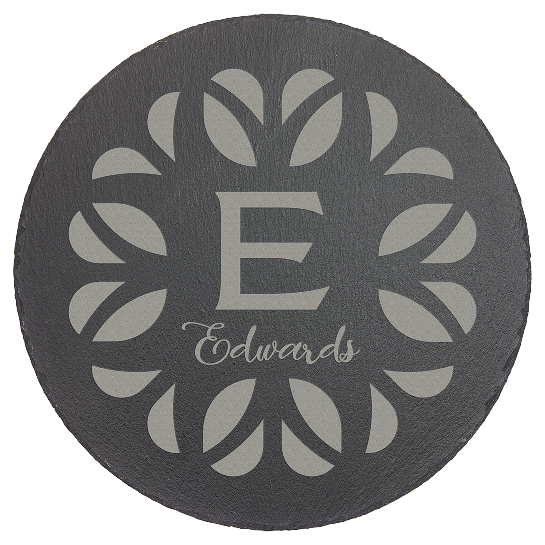Round Slate Decor with Foam Pads - 11 3/4"
