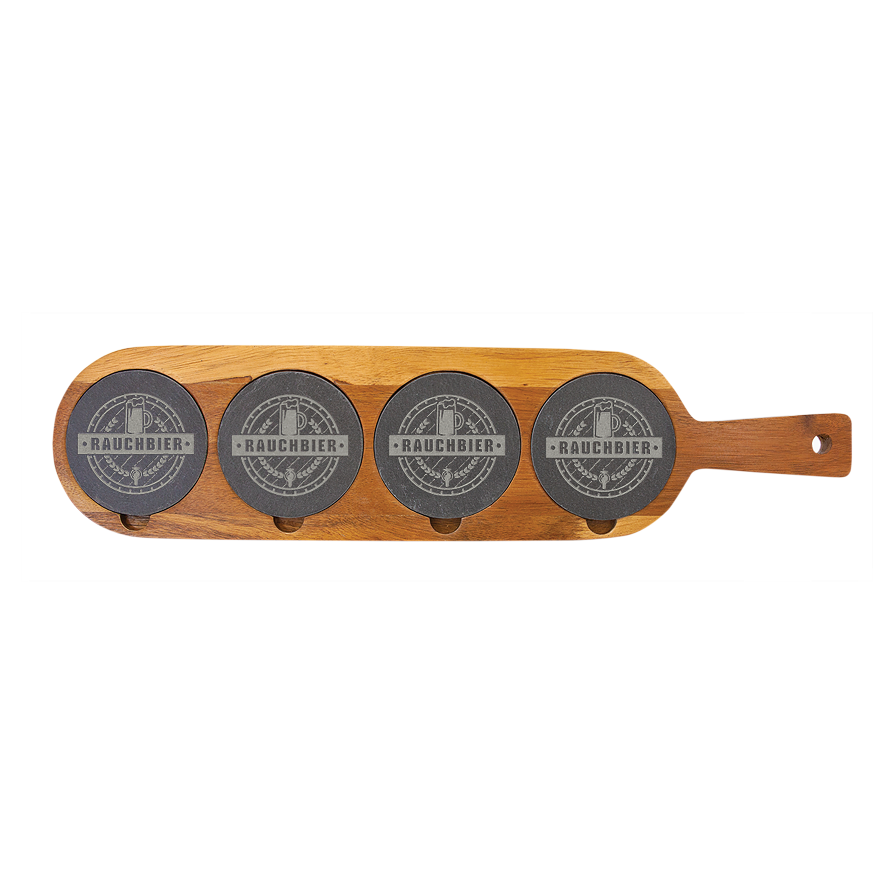 Acadia Wood and Slate Serving Board